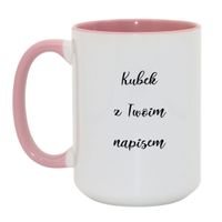 Duży Biało-Różowy 450 ml