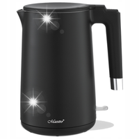 Elegancki Czarny Czajnik elektryczny Maestro1,7l 1800W MR-026-BLACK