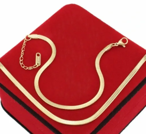 KOMPLET ZŁOTY ŻMIJKI 2 CZĘŚCI STAL CHIRURGICZNA zdjęcie 1