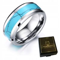 OBRĄCZKA PIERŚCIEŃ z Wolframu WOLFRING EU25 US11