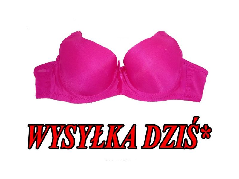 BIUSTONOSZ RÓŻOWY GROCHY MODELUJĄCY 80A zdjęcie 1