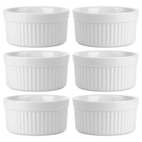6x Kokilki ZAPIEKANIA żaroodporne miski miseczki naczynia ceramiczne 260 ml