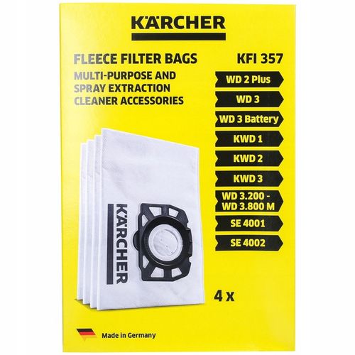 Karcher worki filtracyjne do odkurzacza WD 2 WD 3 2.863-314.0 na Arena.pl