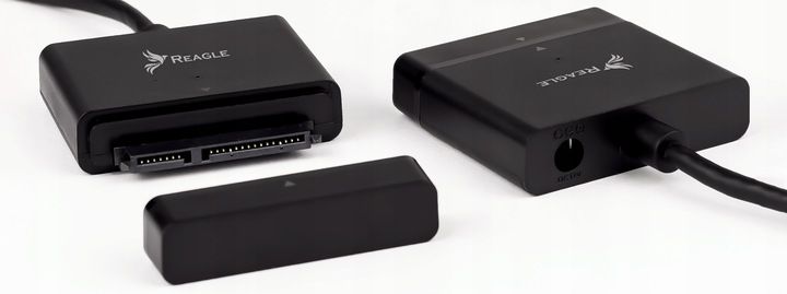 Adapter na dysk USB 3.1 Reagle SATA 3,5" 2,5" HDD SSD do 12TB Zasilacz 24W zdjęcie 8
