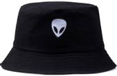 Czapka BUCKET HAT kapelusz RYBACKI ufo ALIEN KR10_Czarny