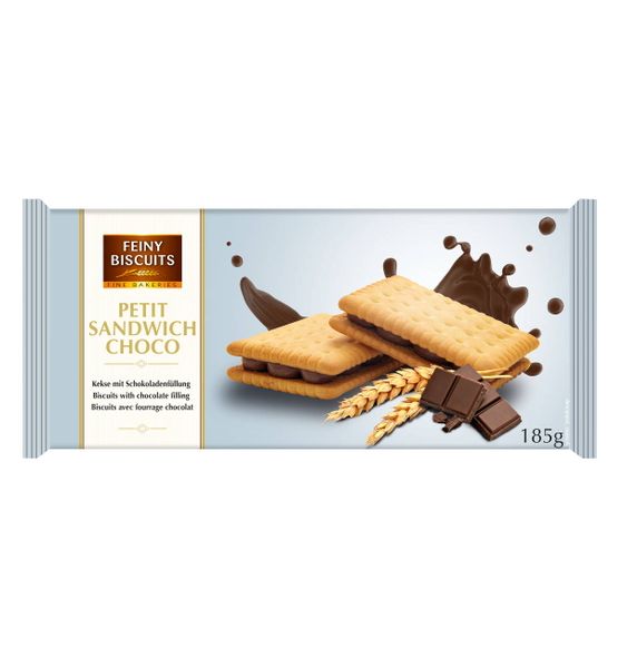 Feiny Biscuits Petit Sandwich Cacao 185 g zdjęcie 1