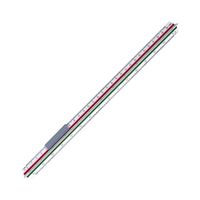 LINIJKA TRÓJBOCZNA SKALÓWKA 602 8593540100825