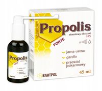 Płyn Roztwór Ekstrakt z Propolisu z aplikatorem Bartpol Propolis Forte 45ml