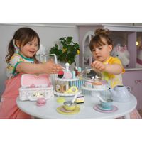 ZESTAW KOSZYK PIKNIKOWY PASTELOWY AKCESORIA