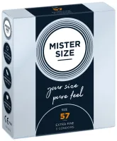 mister size prezerwatywy 57 mm 3 szt. - precyzyjny dobor rozmiaru
