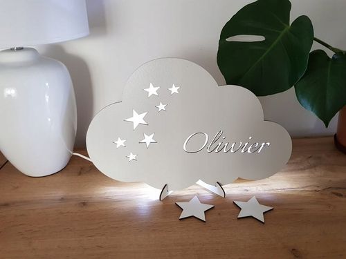 Lampka nocna LED CHMURKA -Gwiazdki z imieniem na Arena.pl