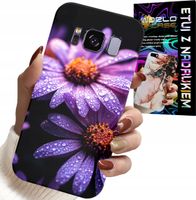 ETUI DO SAMSUNG GALAXY S8 - RÓŻOWA STOKROTKA KWIATY POKROWIEC CASE