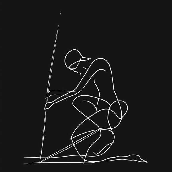 Plakat 100x100cm Linia zdjęcie 1