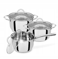 Zestaw garnków garnki komplet 6-ele 1.8L / 2.5L / 3.4L MAESTRO MR-3519-6M