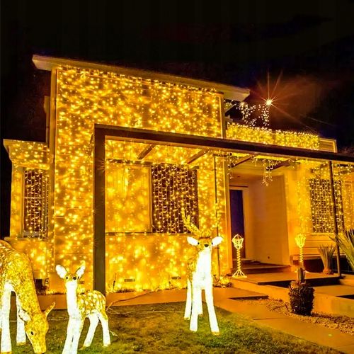 Lampki CHOINKOWE 500 LED FIOLETOWY zewnetrzne/wewnetrzne z programatorem na Arena.pl