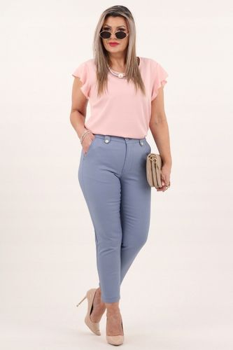 SPODNIE DAMSKIE CYGARETKI BAWEŁNIANE ELEGANCKIE NA GUMCE DUŻE ROZMIARY na Arena.pl