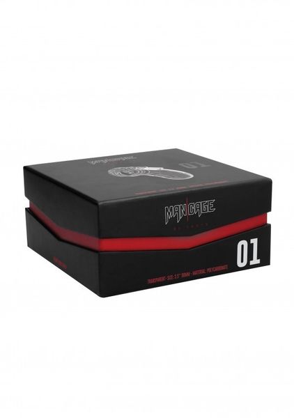 Model 01 - Chastity - 3.5" - Cock Cage - Transparent zdjęcie 5