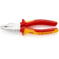SZCZYPCE UNIWERSALNE VDE 1000V CHROMOWO-WANADOWE 19CM 01 06 190 KNIPEX