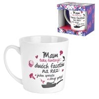 kubek  mam fantazje, dwóch na raz...  480ml crazy girl nbc