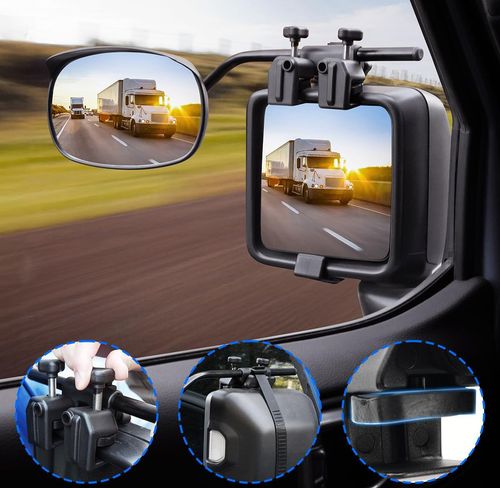 Lusterka holownicze SUPAREE SP-JK2107 uniwersalne do kampera 1 para na Arena.pl