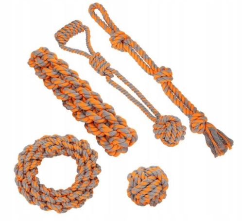 Zestaw 5 zabawek dla DUŻYCH PSÓW szarpak, piłka na Arena.pl