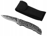 NÓŻ MYŚLIWSKI Scyzoryk Składany ETUI N108