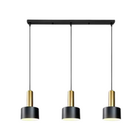 Lampa wisząca zwis żyrandol lampa na sufit czarna LED E27