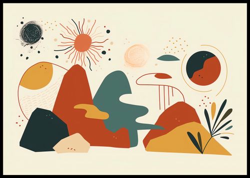 Plakat 84,1x59,4cm Kosmos Barw na Arena.pl