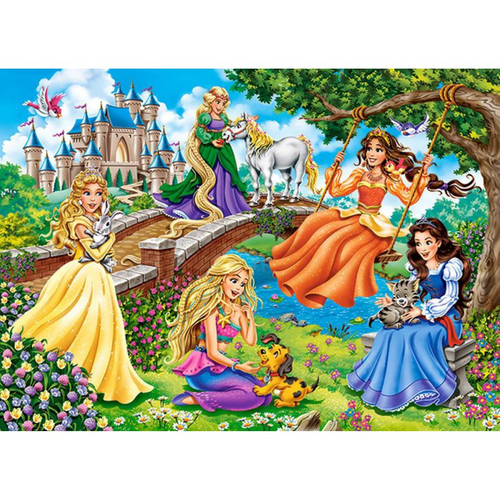 PUZZLE 70 PRINCESSES IN GARDEN na Arena.pl