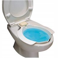 BIDET SANITARNY MISKA NAKŁADKA NASADKA NA SEDES WC DO MYCIA PODMYWANIA