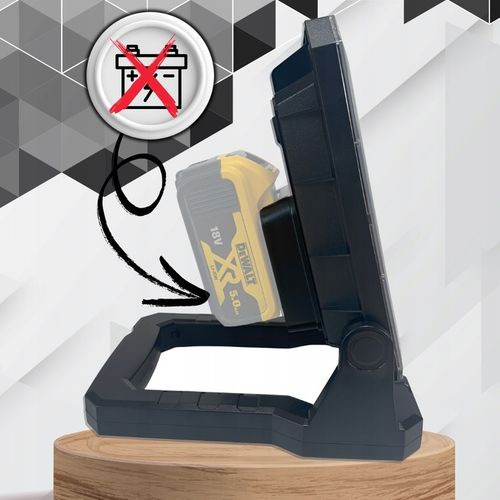 LAMPA ROBOCZA HALOGEN LED DO DEWALT Z USB 6500K PRZENOŚNA BUDOWLANA na Arena.pl