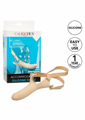 calexotics silicone dong black - elastyczny model silikonowy na Arena.pl