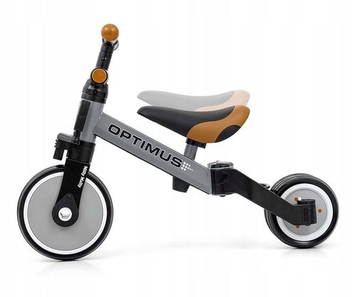 Milly Mally Rowerek 3w1 Optimus szary grey na Arena.pl