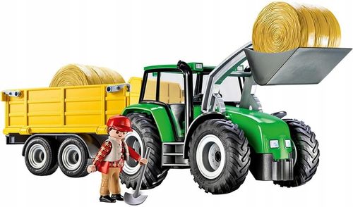 ZESTAW PLAYMOBIL COUNTRY TRAKTOR Z PRZYCZEPĄ 47 ELEMENTÓW na Arena.pl