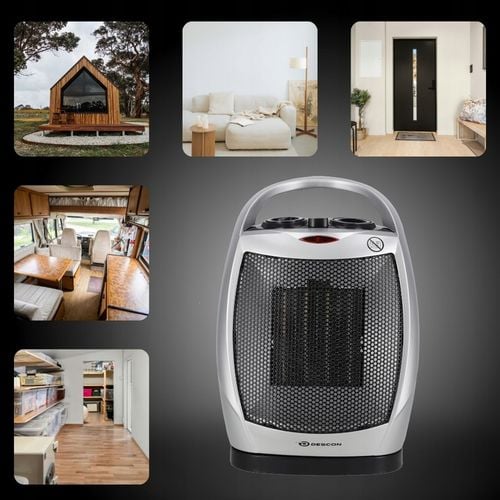 TERMOWENTYLATOR FARELKA GRZEJNIK ELEKTRYCZNY CERAMICZNY Z TERMOSTATEM na Arena.pl