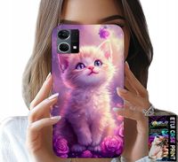 ETUI DO OPPO RENO7 4G - SŁODKI KOTEK, KOT, WZORY ZE ZWIERZĘTAMI