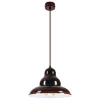 BULMA 1 Lampa wisząca - Industrialna, metalowa, brązowa 1xE27