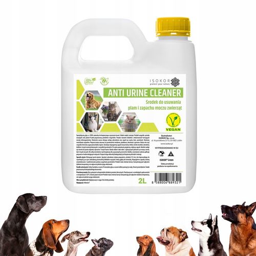 NEUTRALIZATOR POCHŁANIACZ ZAPACHÓW MOCZU PSA 2x 500ml ISOKOR USUWA ZAPACH na Arena.pl