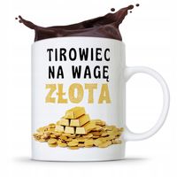 Dla Tirowca Kierowcy Kubek Na Wagę Złota Z Nadrukiem Ze Zdjęciem