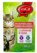 EVRA CAT KOT 100G SASZETKA Z RYBĄ - ŁOSOSIEM