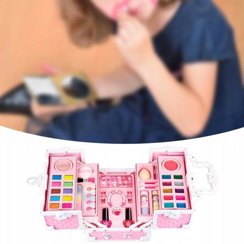 DUŻY ZESTAW KOSMETYKÓW DO MAKIJAŻU I PAZNOKCI MAKEUP DLA DZIECI PREZENT na Arena.pl