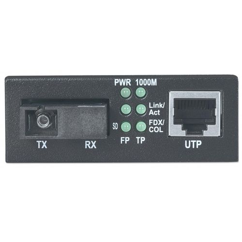 INTELLINET MEDIA KONWERTER 100/1000BASE-T RJ45/1000BASE-SX SM SC WDM na Arena.pl