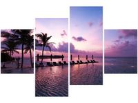 OBRAZ MAGICZNY ZACHÓD SŁOŃCA MALEDIWACH