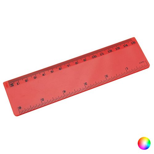 Linijka (15 cm) 143811 Czerwony na Arena.pl