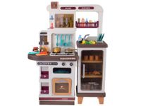 ZABAWKOWA INTERAKTYWNA BRĄZOWA KUCHNIA  AKCESORIA