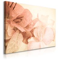 OBRAZ NA PŁÓTNIE DO SALONU RÓŻOWE STORCZYKI ORCHIDEA KWIATY NATURA 120x80