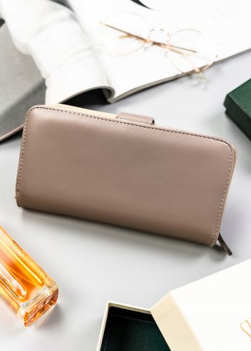 pojemny, duży portfel damski ze skóry ekologicznej - 4u cavaldi na Arena.pl