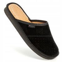 Kapcie Męskie Skórzane Pantofle Góralskie Laczki Domowe 40-46 PanSzew
