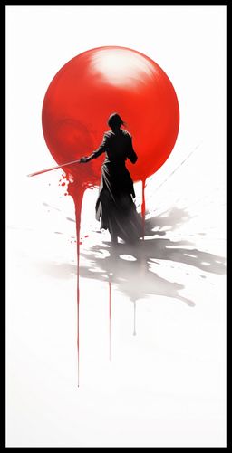 Plakat 50x100cm Samotny Samuraj na Arena.pl