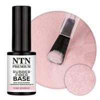 Baza kauczukowa Rubber Fiber Base wzmacniająca NTN Premium Pink Sparkle 7g